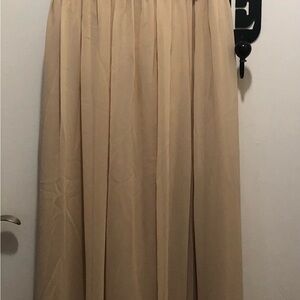 AZAZIE GERTRUDE Champagne A-Line Lace Chiffon Dress Sz A8